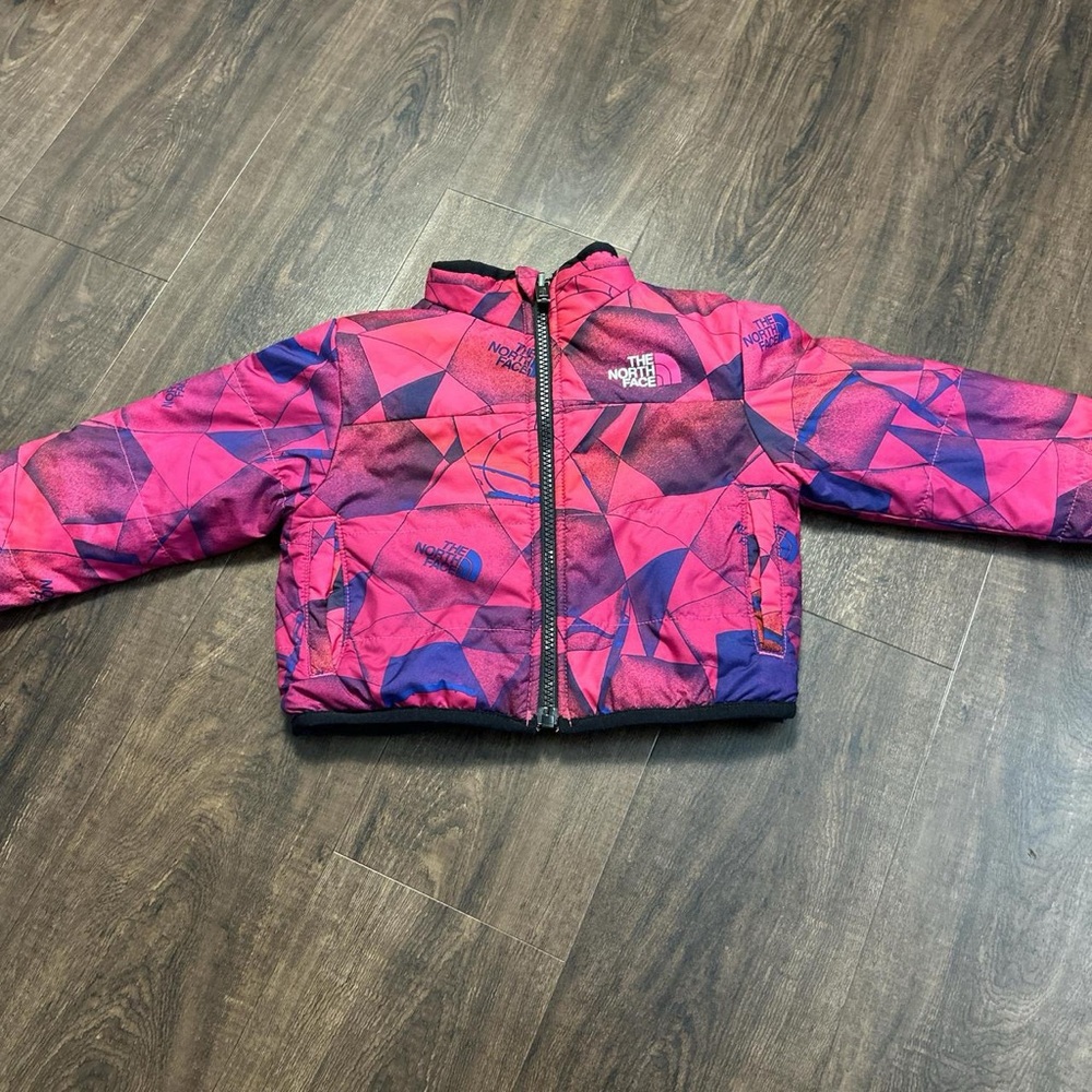 The North Face Fuchsia and Violet Patterned Jacket